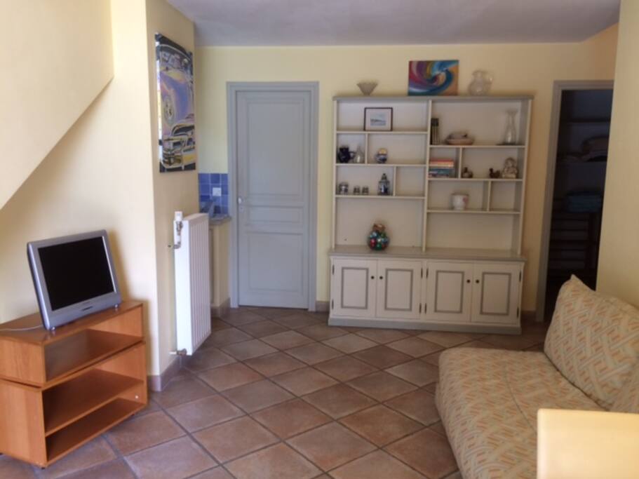 Le living avec le clic-clac