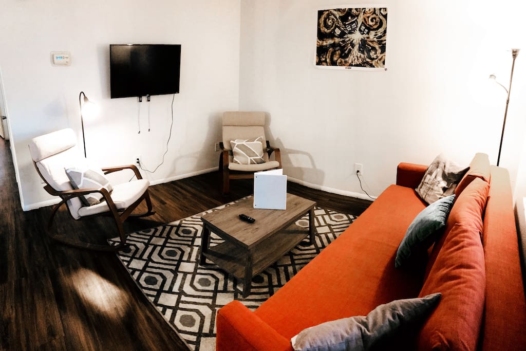 Living room with TV