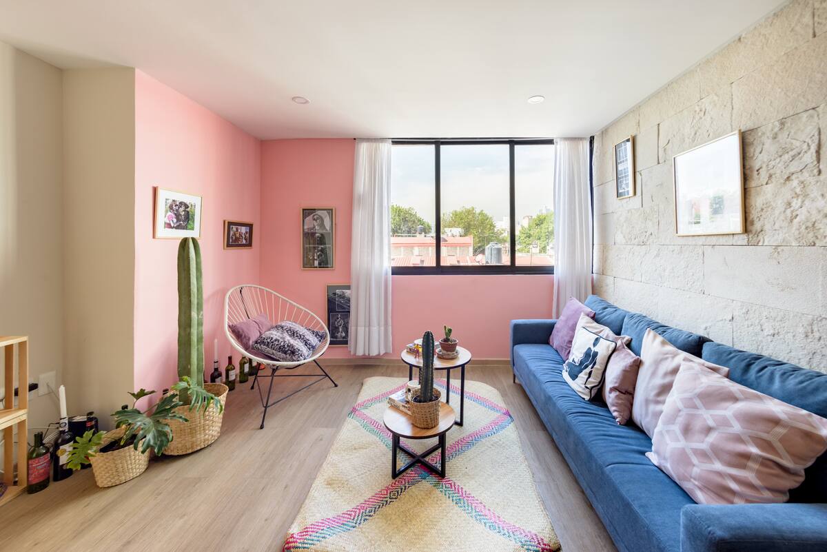 Live Roma Norte at a Vibrant City View Apartment with Balcony - near Hot Spots