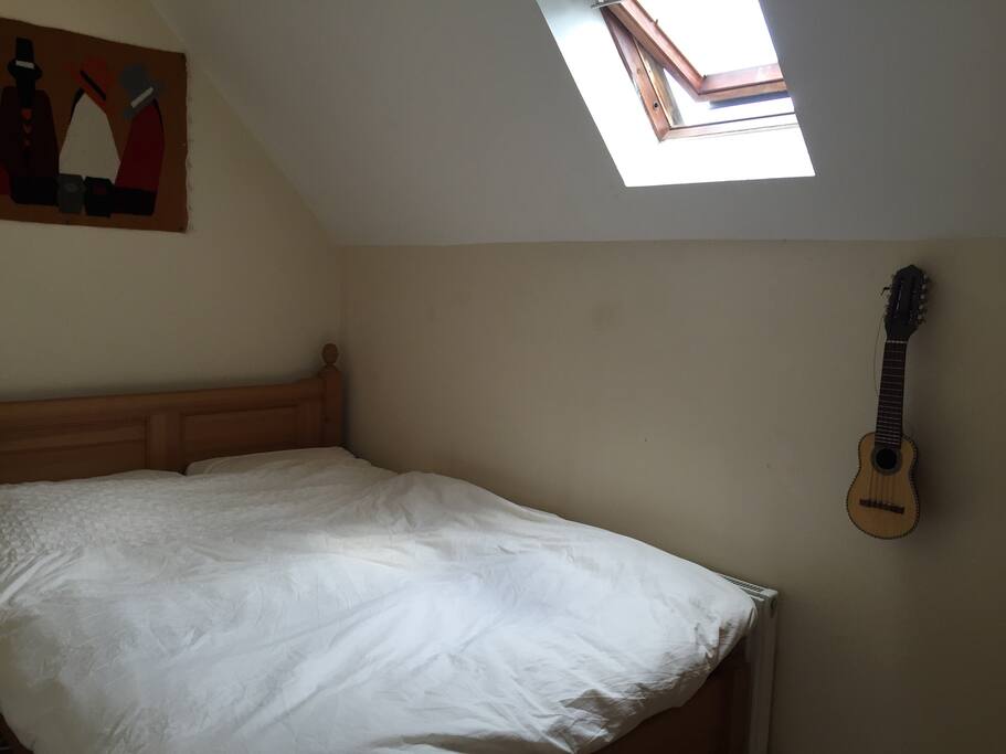 1st Room with double bed and chest drawers (photo 1)