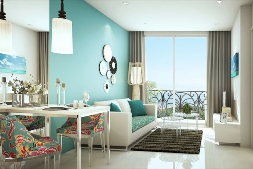 Living Area and KItchen