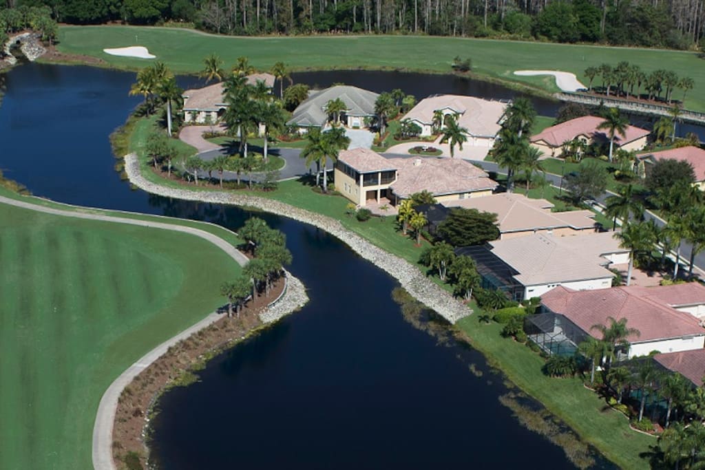Partial view of resort