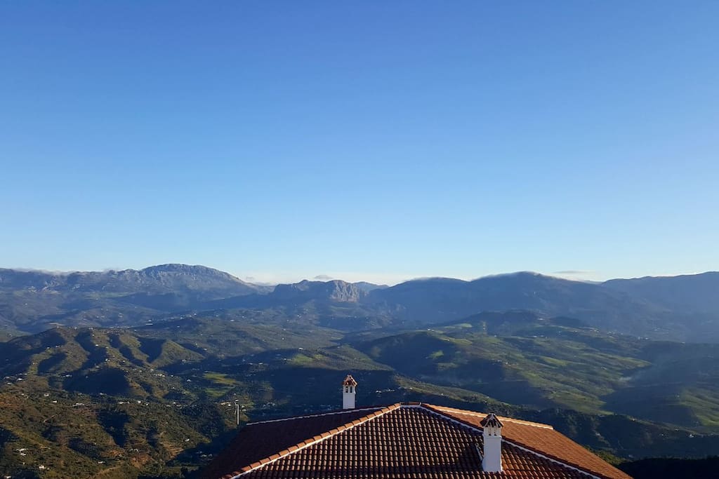 Stunning views from the terrace at Casa Pilar!