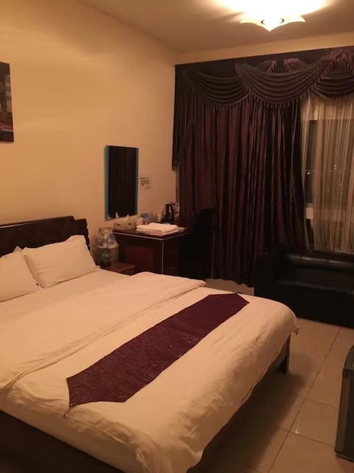Single bed room with bathroom 220dhs/night