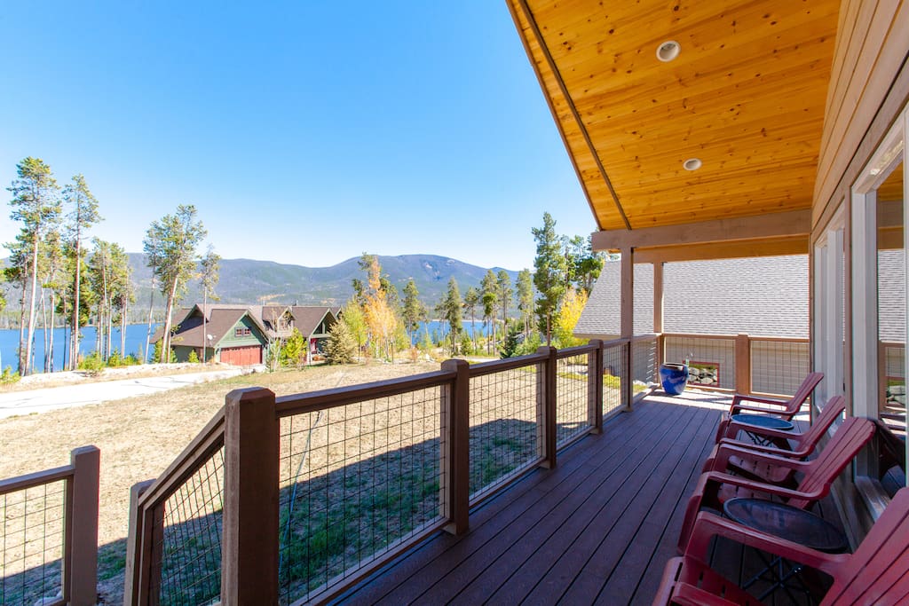 Front deck and view