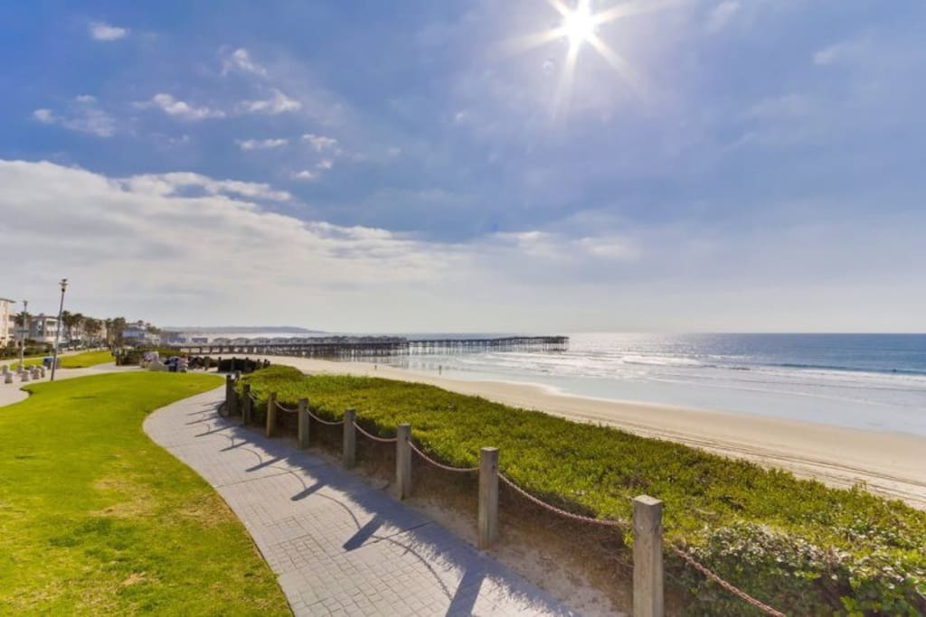 Enjoy long relaxing walks along the boardwalk that is just outside of the property