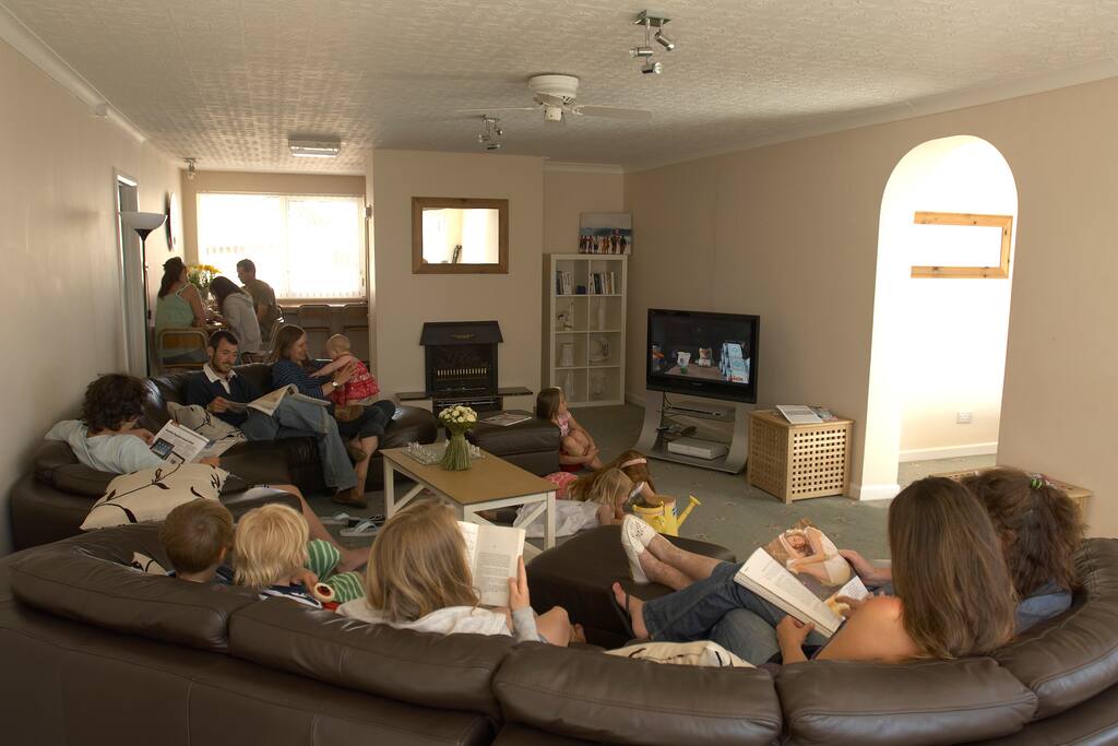 spacious lounge