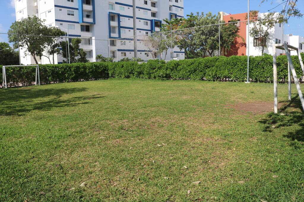 Cancha de fútbol.