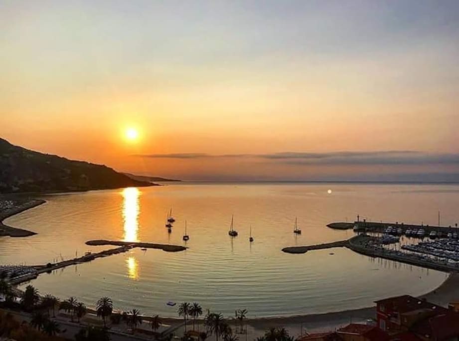 Coucher de soleil de l appartement