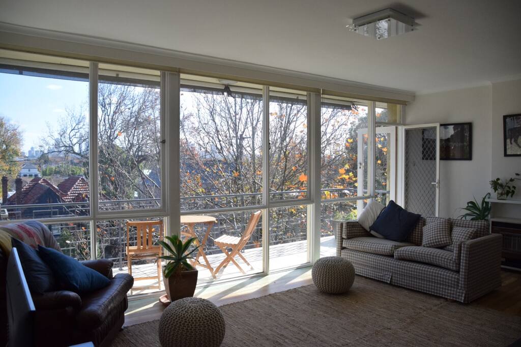 Spacious light filled living room