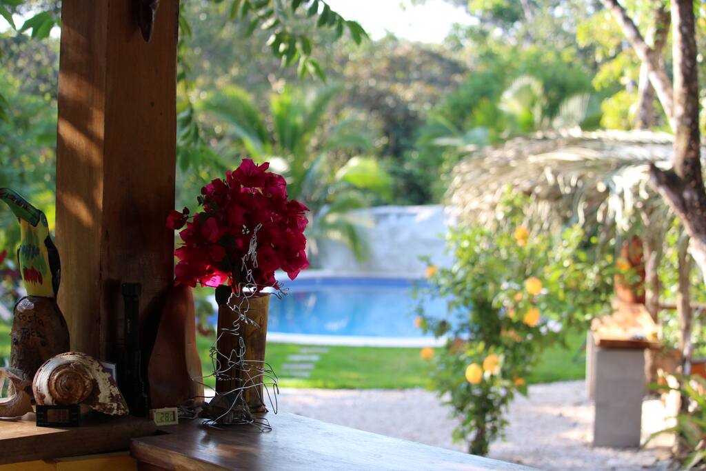 View of pool from Outdoor Dining.
