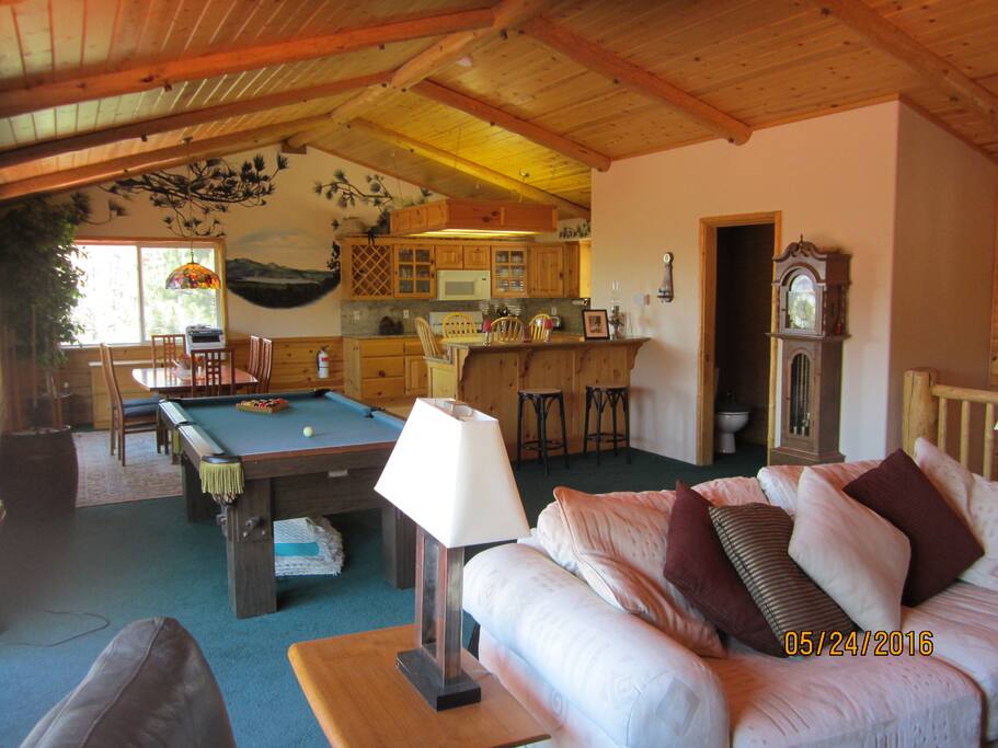 Open floor plan invites togetherness for everyone