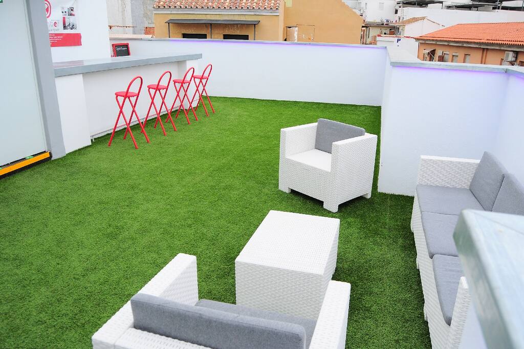 Terraza en la azotea