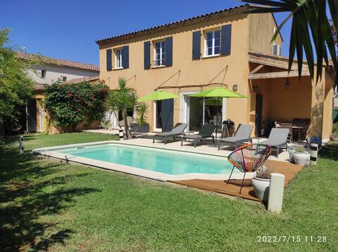 Lovely A/C villa with Pool in Provence