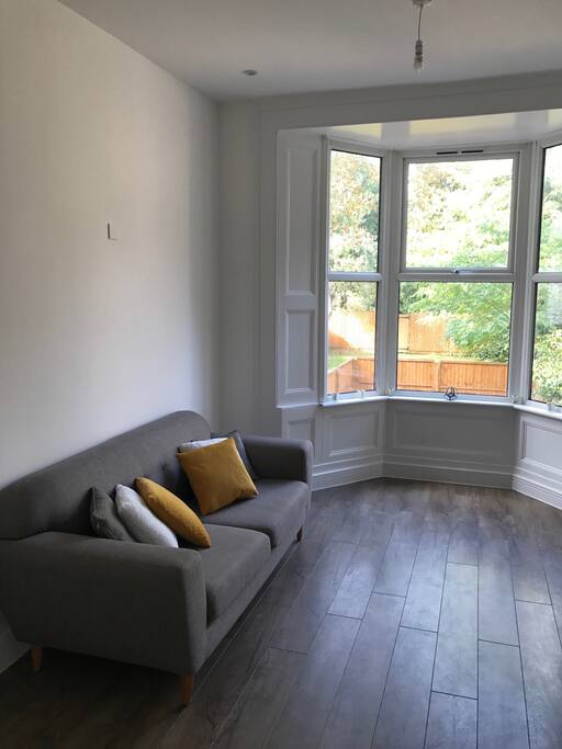 Sofa with View of Garden