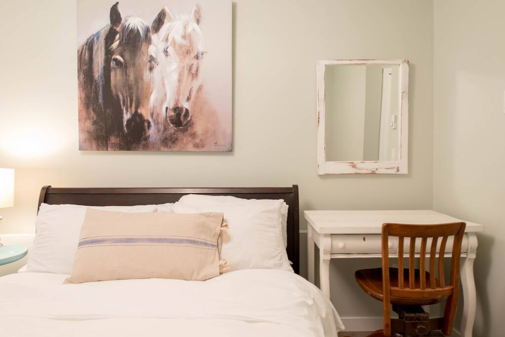 The bed is super comfy! New mattress from Sleep Country.