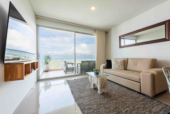 Lovely Apt. Ocean View 3 Br. Great Location - Cartagena
