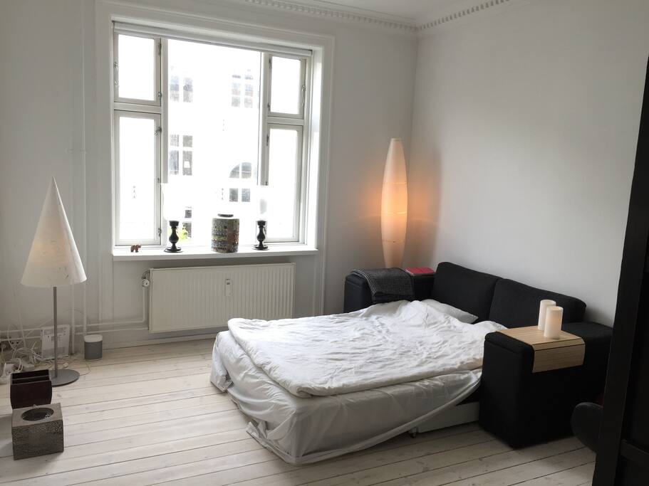 Living room with sleeping Sofa