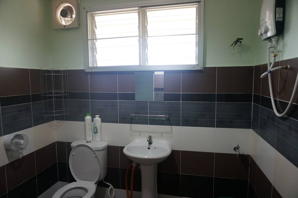 Big and clean share bathroom