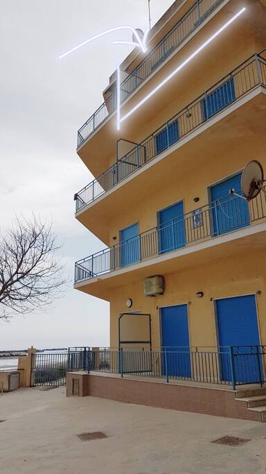 Vista della palazzina