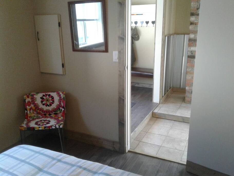 View to hallway from the master bedroom