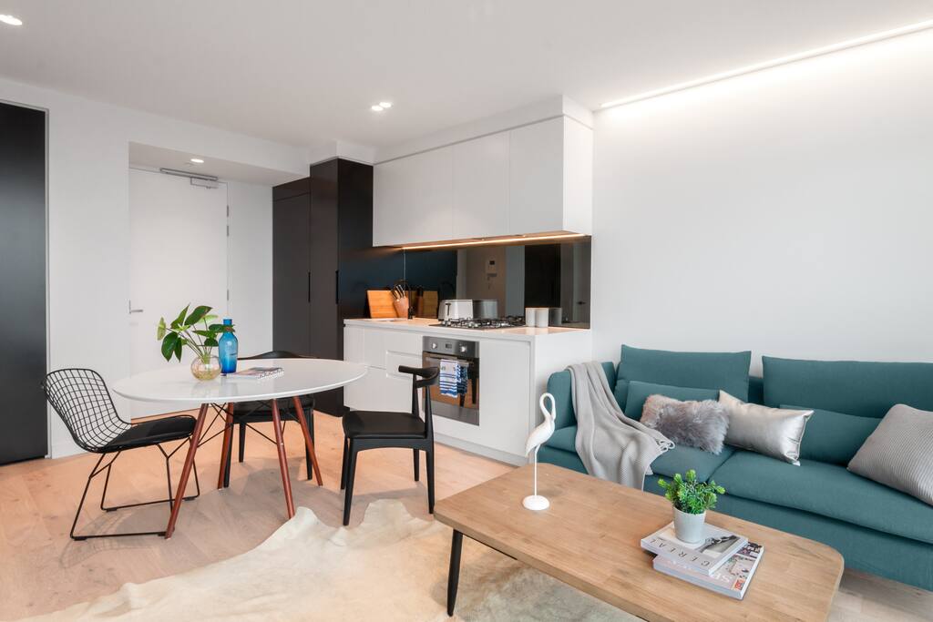 Dining and kitchen area