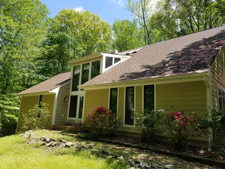 the front of the house