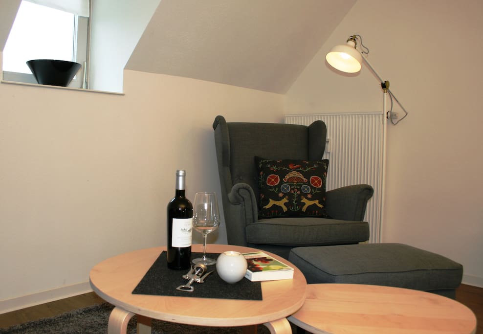 Das Wohnzimmer läd zum entspannen ein