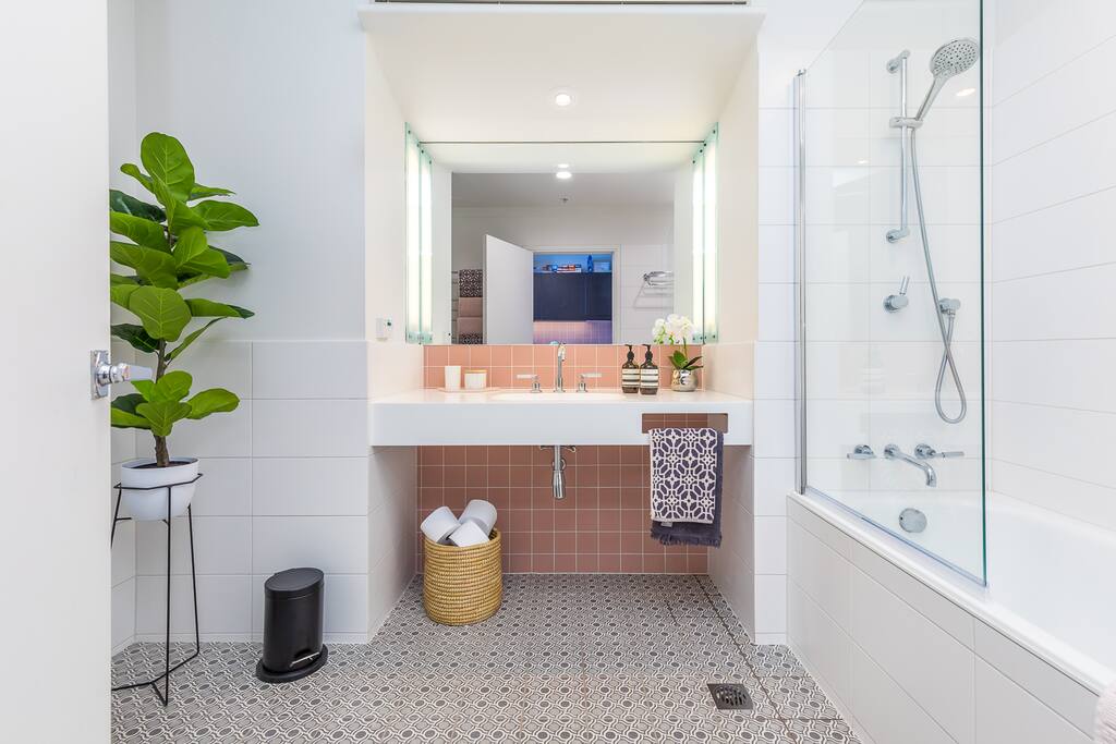 Plenty of room for two at this vanity!