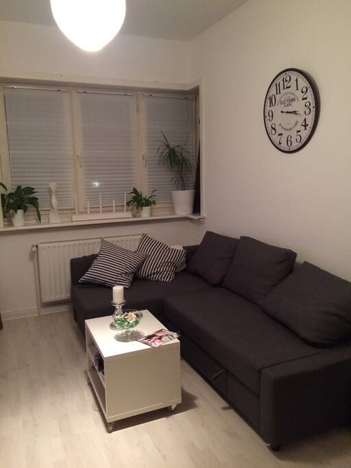 Wohnzimmer mit Schlafcouch
