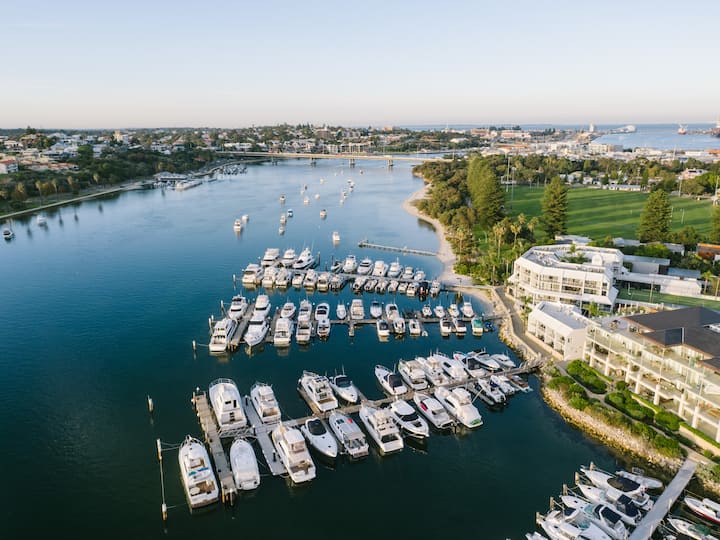 Our Luxe Apartments sit looking out over the Swan River.
