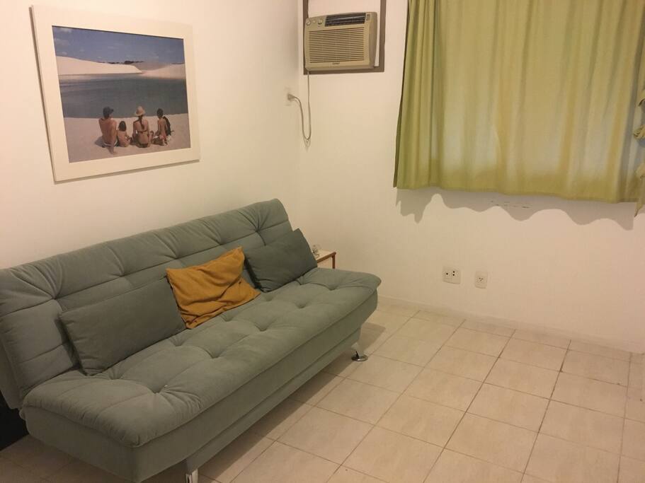 Sofa-bed.