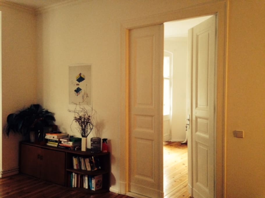 living room to bed room
