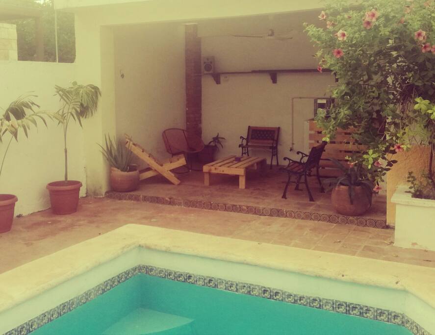 Swimmingpool and terrace