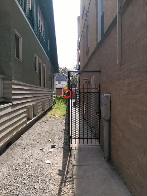 Location of lockbox