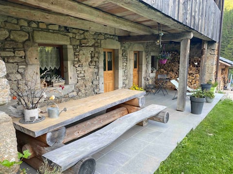 Alpine chalet and HOT TUB for 6 people