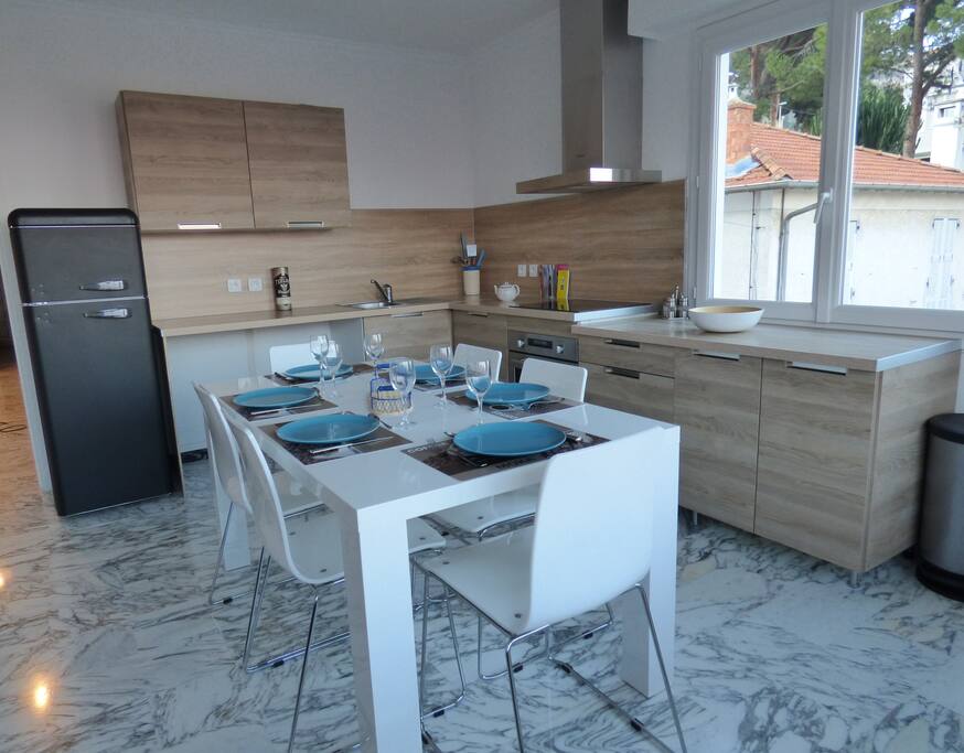 Espace cuisine convivial