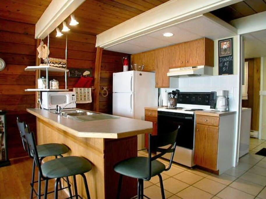 Fully equipped kitchen, for all your cooking needs