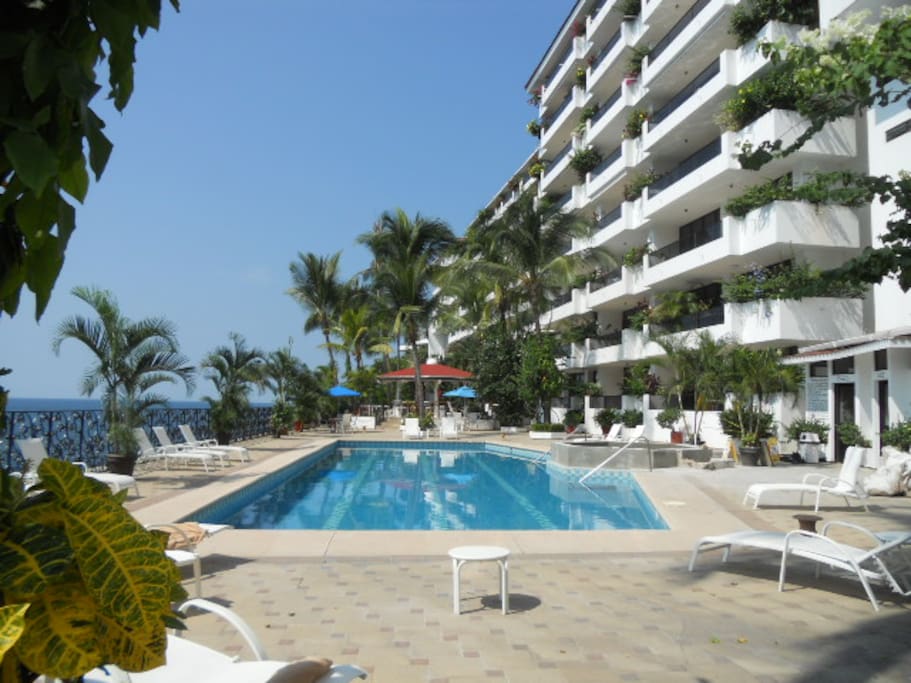 pool and terrace