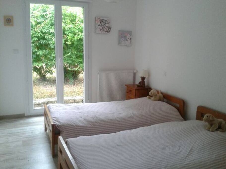 Chambres lits simples