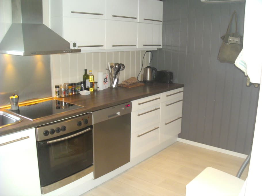 Kitchen with a lot of equipment