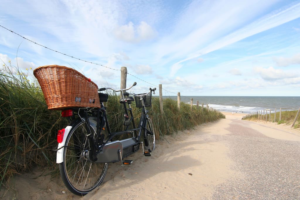 Beaches are within cycling distance