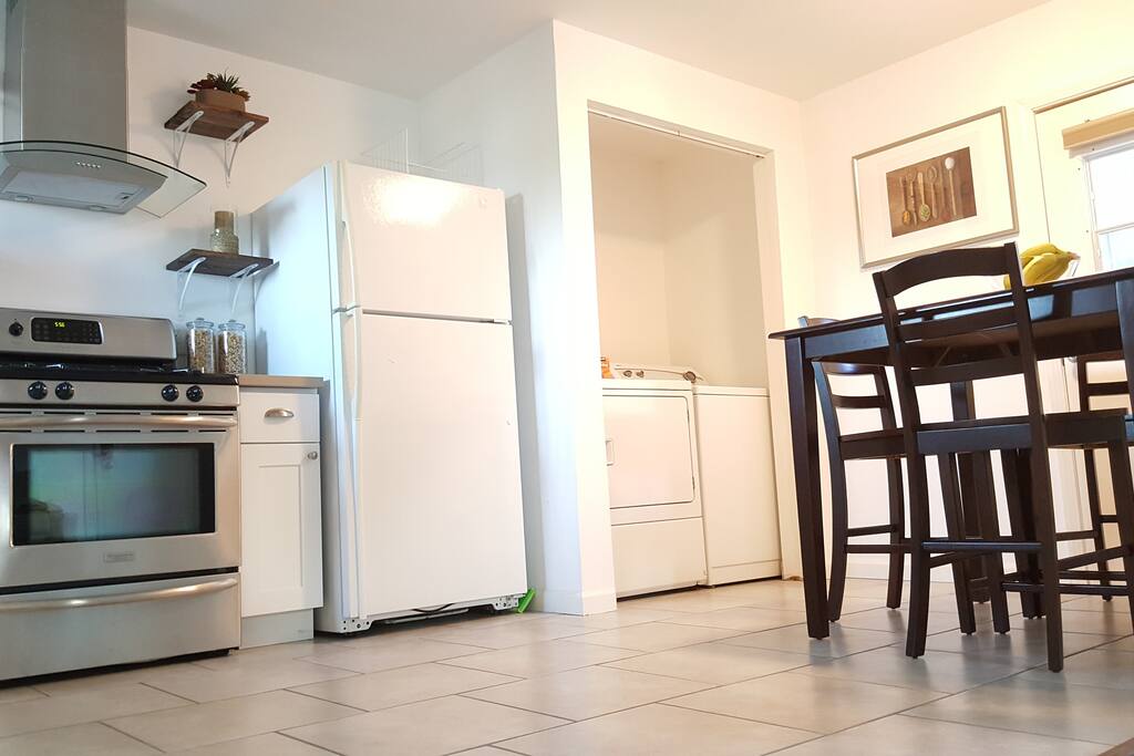Prepare breakfast, lunch and dinner with your own kitchen.