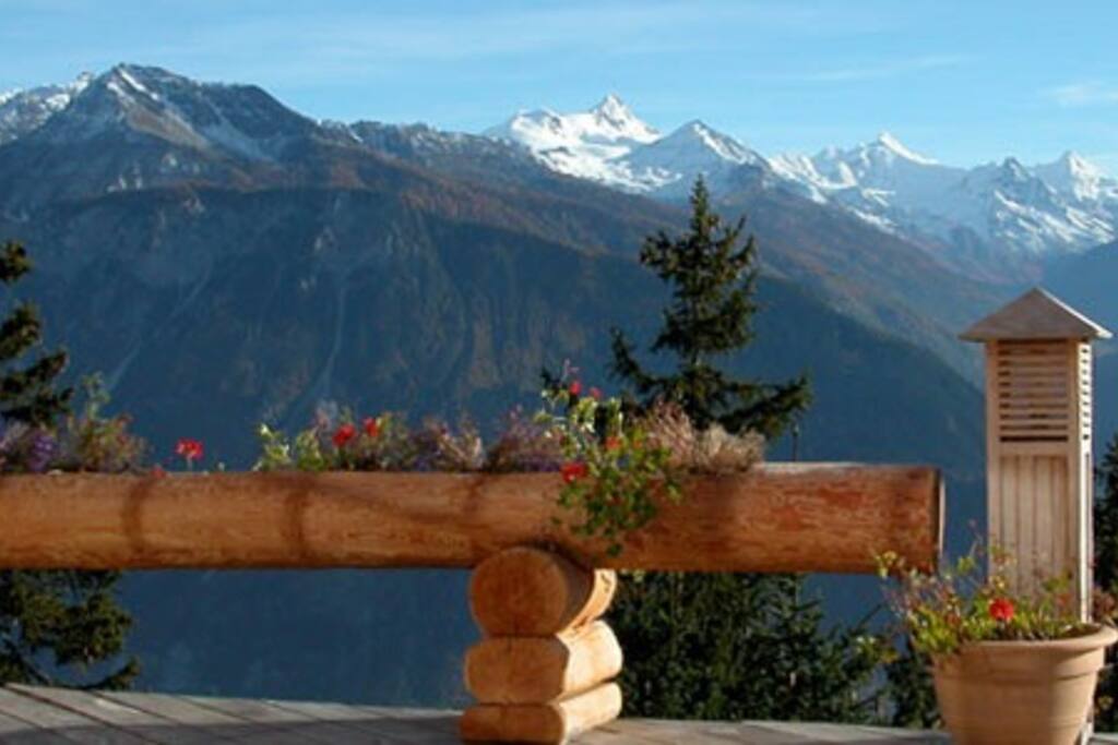 vue sur toutes les alpes sans vis à vis