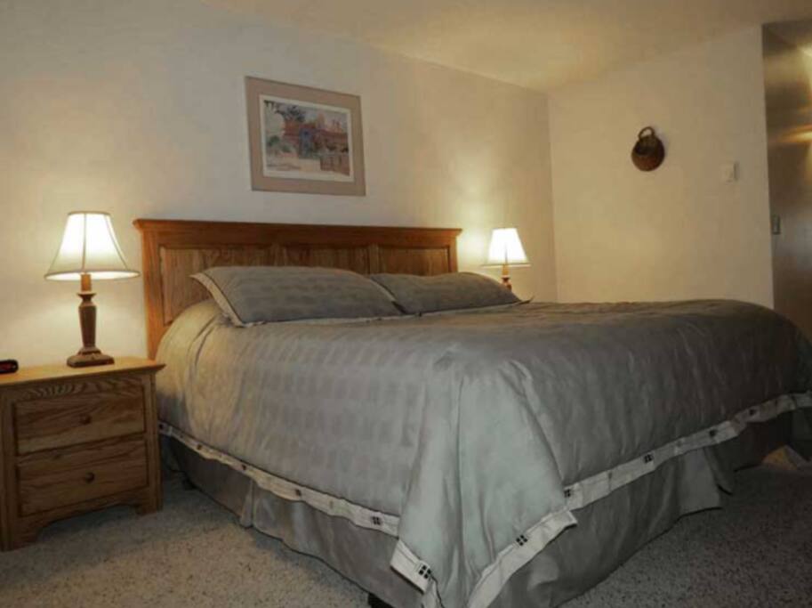 One of the bedrooms