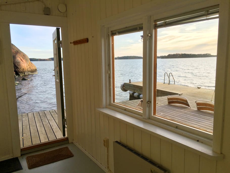 Boat house with 2 beds