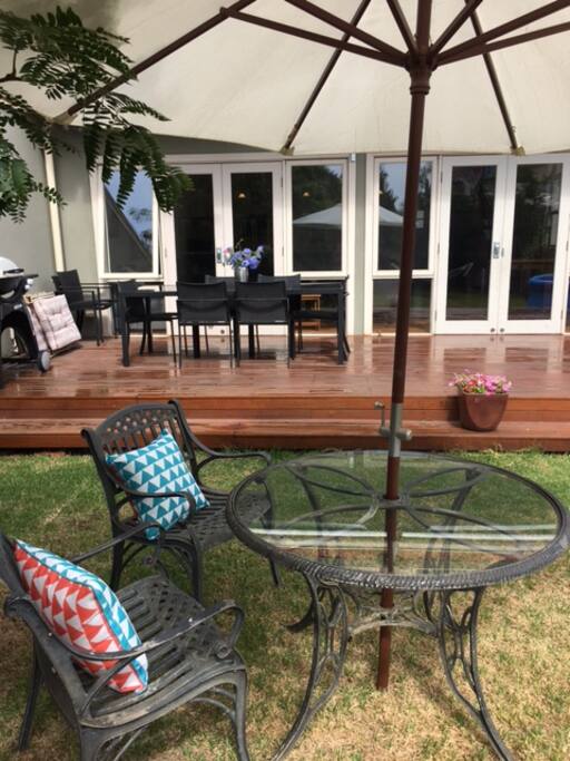 Garden Set Up for Entertaining