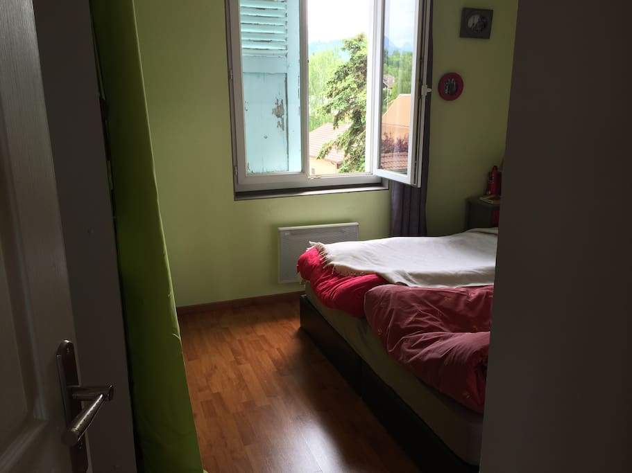 Chambre au Rez de chaussée, 2 lits à l’italienne