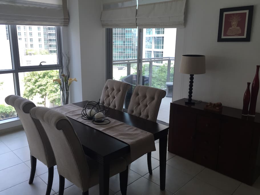 Dining Area with balcony view