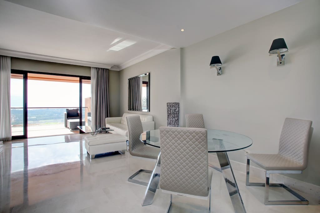Spacious Dining room and Living room
